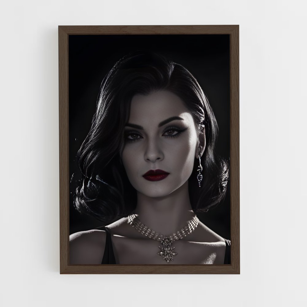 Poster Lady Sombre – affiche Resident Evil (vue 5)